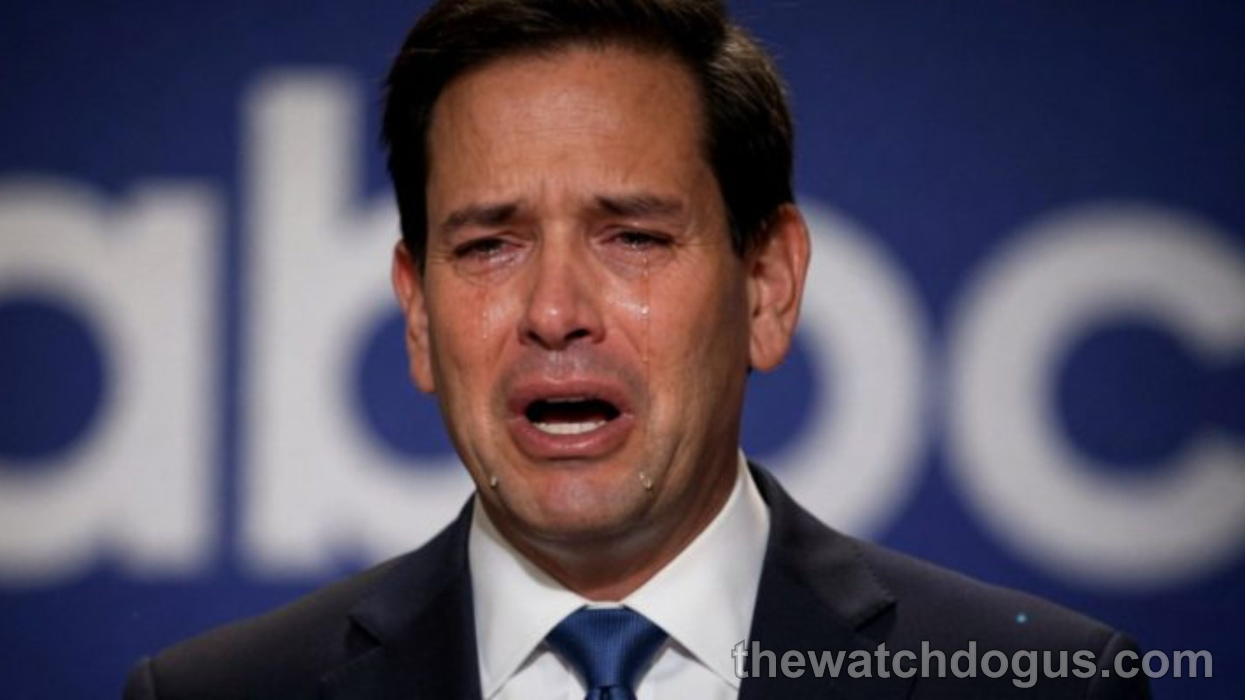 Marco Rubio speaking at podium during power shift political event announcement