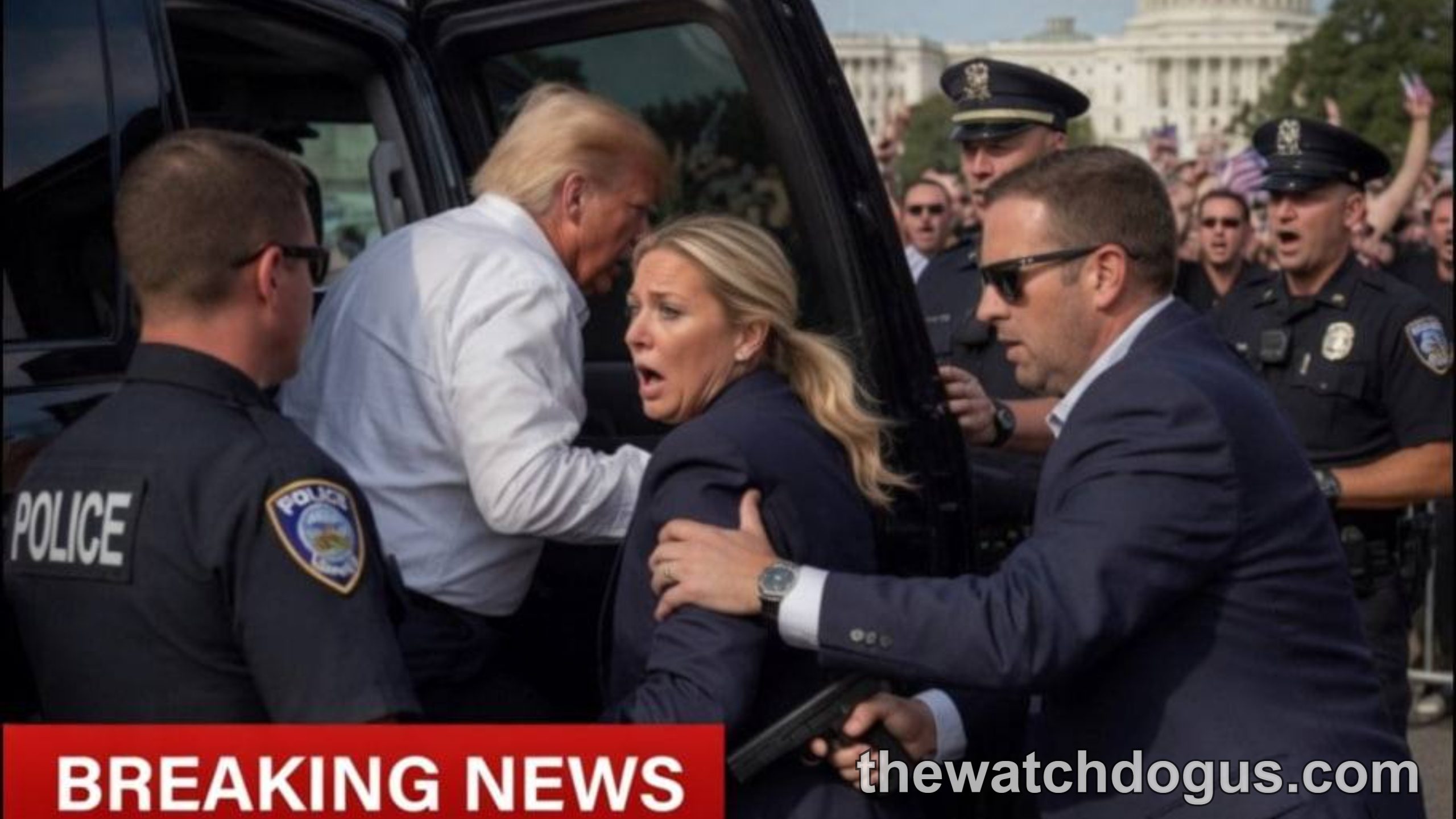 Fabricated news image showing false claim about Trump shooting, Trump misinformation debunked example