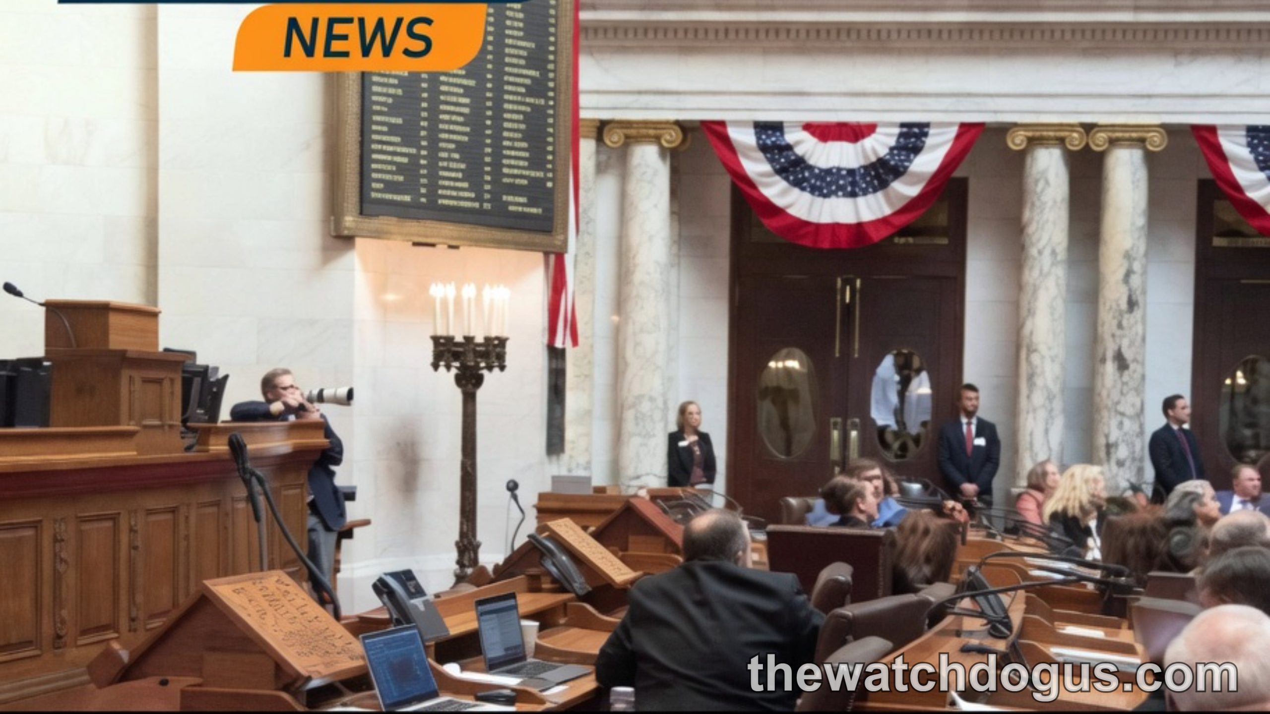 Wisconsin lawmakers vote to ban cell phones in schools during legislative session in state capitol chamber