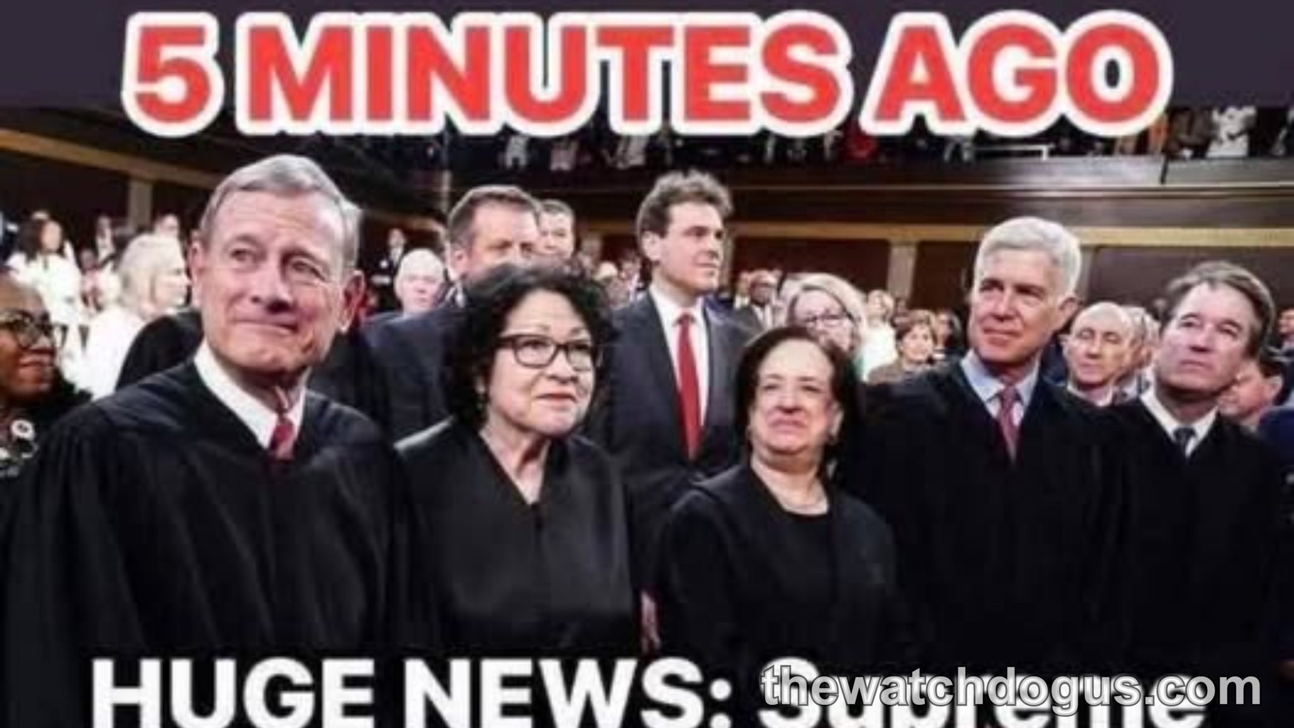 Supreme Court justices in formal robes at courthouse, related to glyphosate pesticide lawsuit rulings