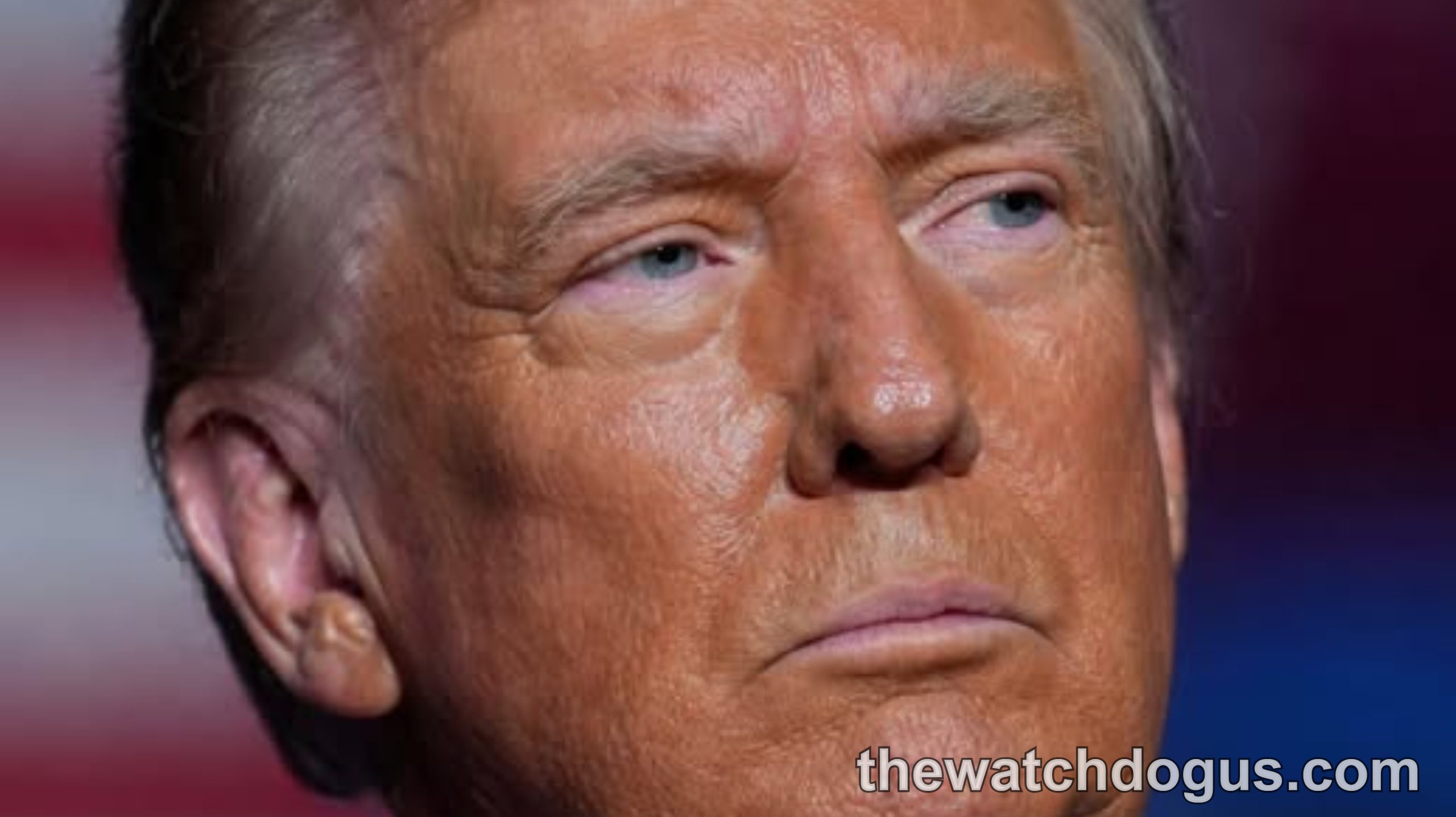 Trump international students order news thumbnail with emergency news text overlay