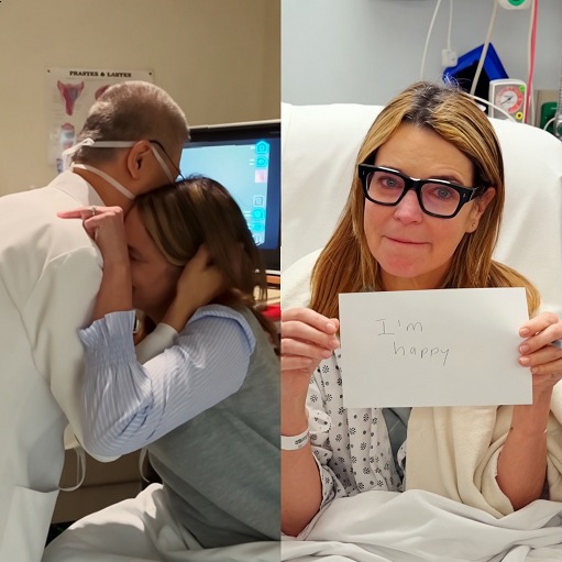 Emotional family moment showing support during Savannah Guthrie mother disappearance case investigation