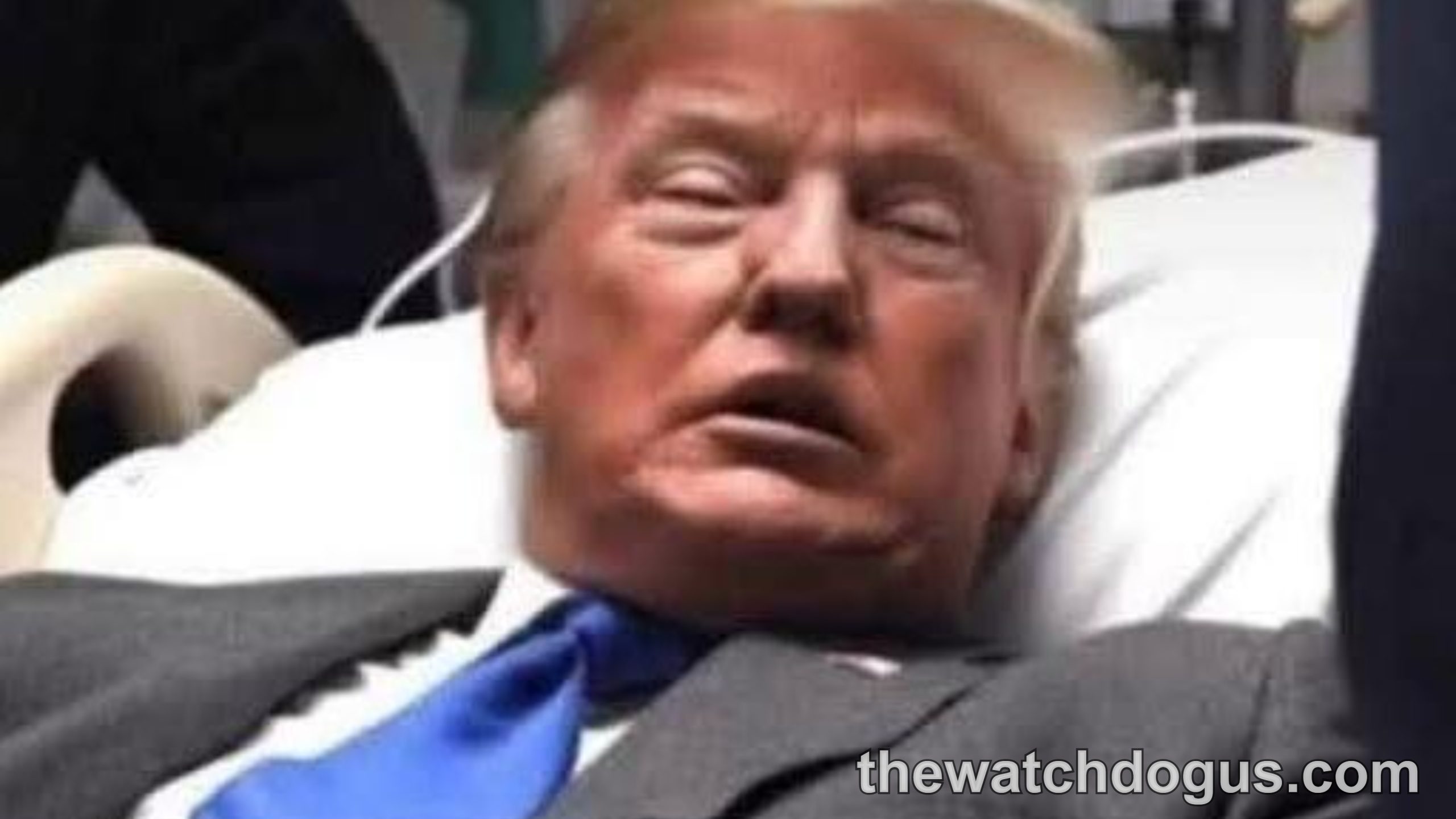 Trump shot again fact check: image showing individual in formal attire with security personnel