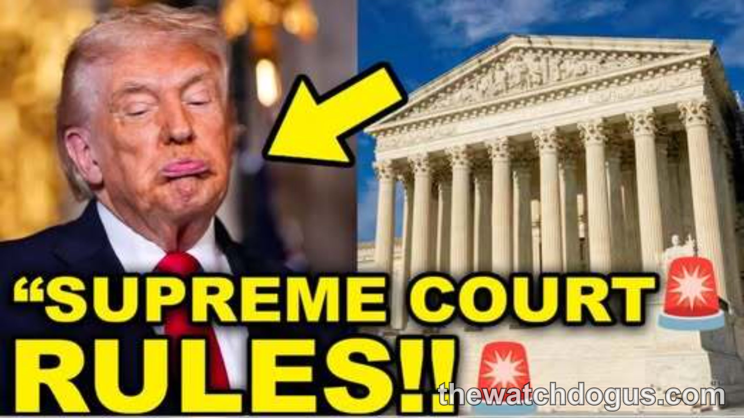 Supreme Court ruling on Ten Commandments school law with Trump and legal official
