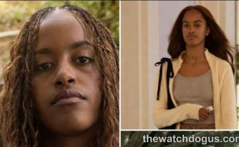 Malia Obama announcement news thumbnail showing portrait and family photos