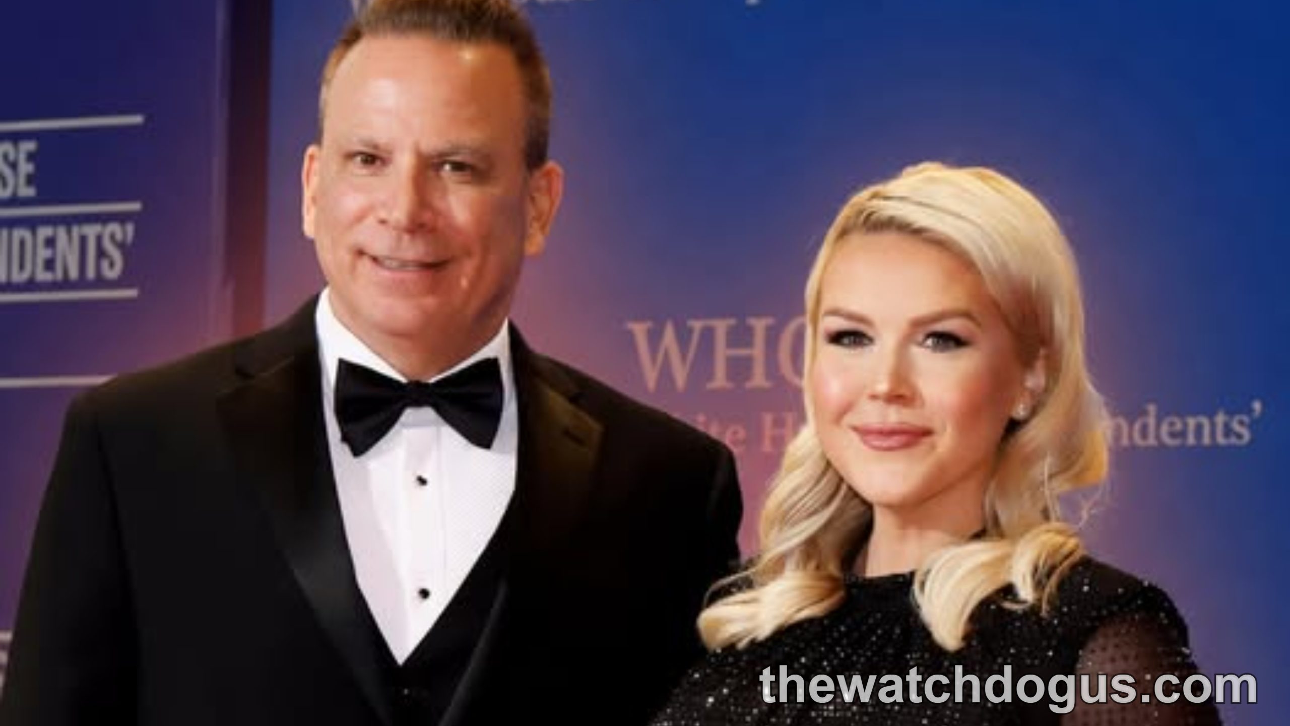 Karoline Leavitt and her husband at White House Correspondents Association event welcoming their second child daughter