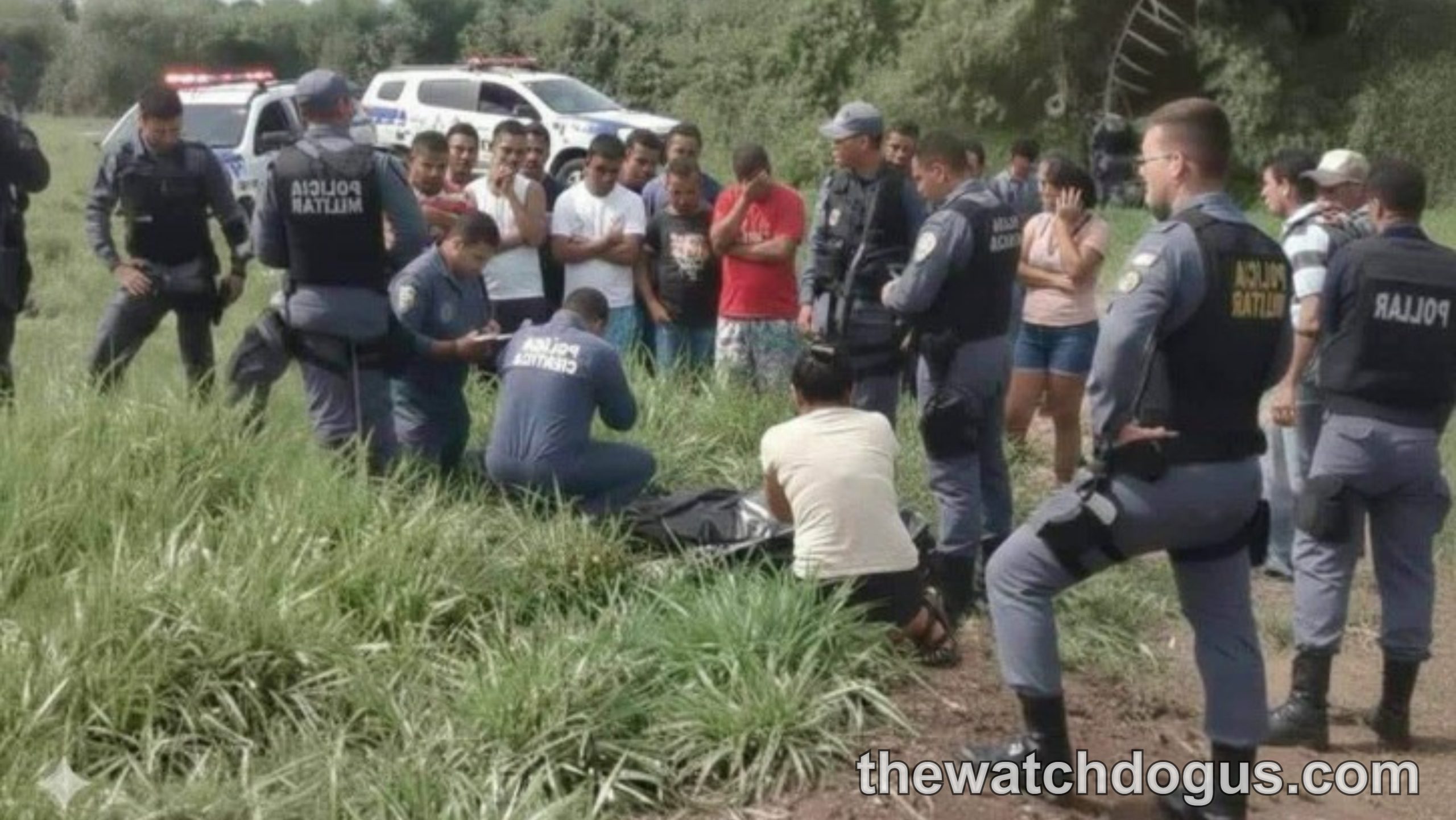 Police and rescue teams locate missing children in rural area after search operation