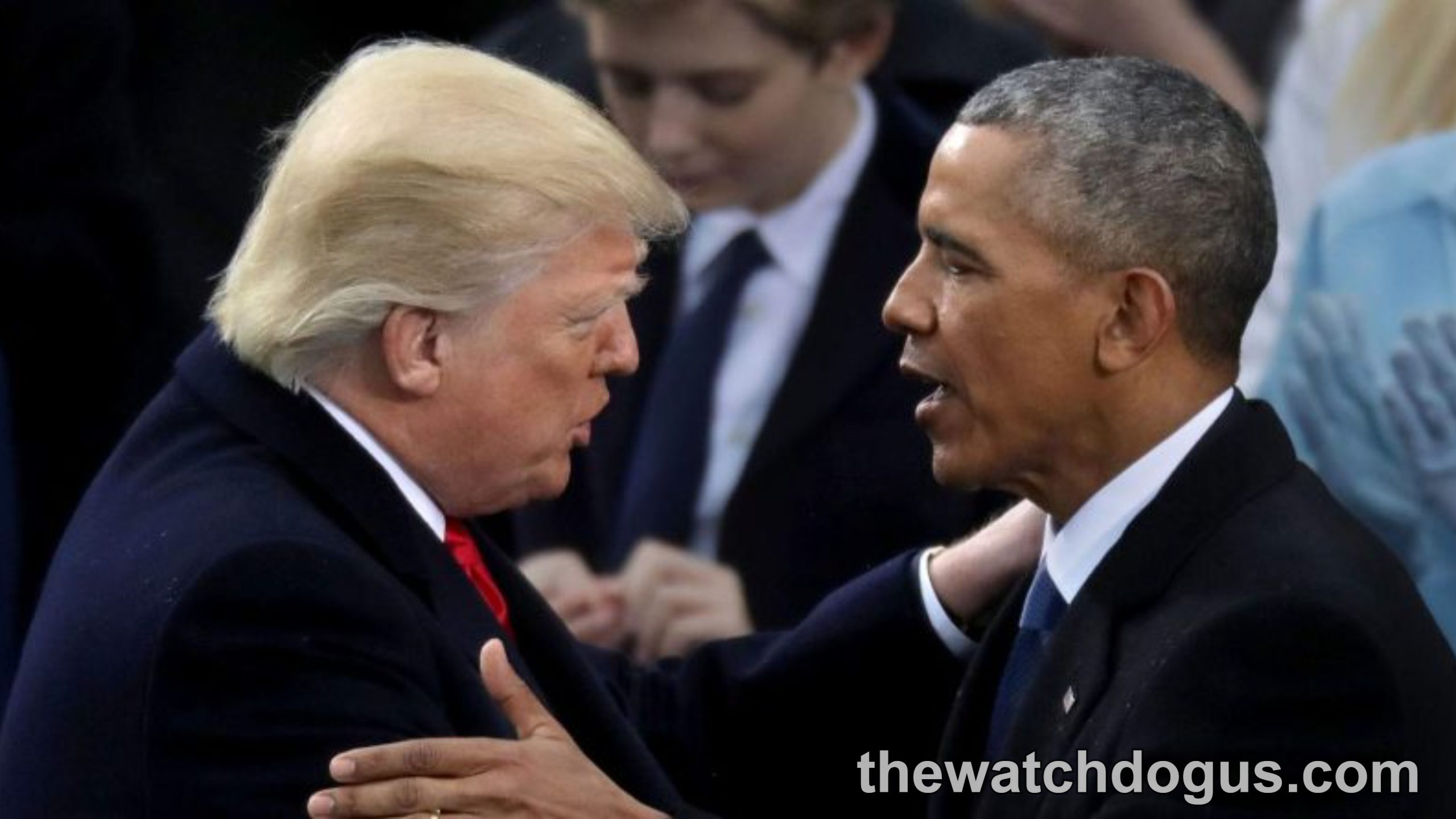 Obama and Trump engage in discussion at formal event, reflecting on Hungary election implications and US political dynamics
