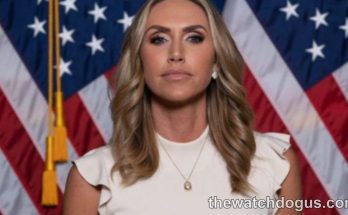 Lara Trump confirmed in Carolina news update 20 minutes ago speaking at podium with American flags