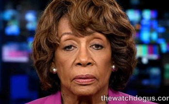 Maxine Waters age shown in recent news interview with prominent political figure wearing pink blazer