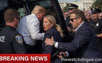 Trump misinformation debunked: Fabricated news headline showing false shooting claim with Capitol building background