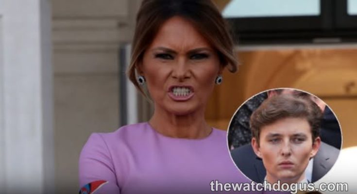 Melania Trump expresses frustration regarding Eric Trump's comments about Barron's privacy and personal matters