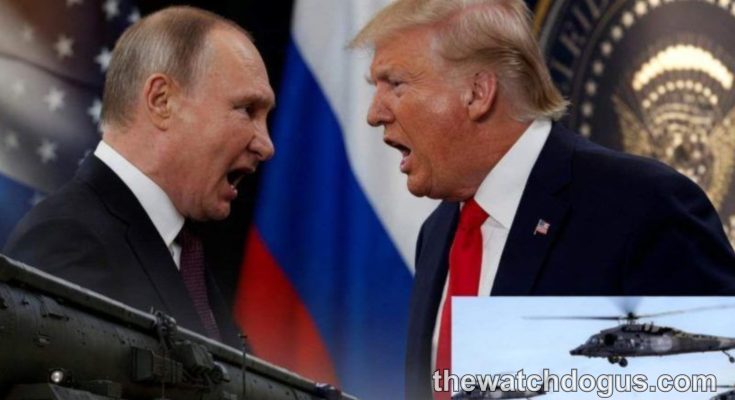 Two world leaders in diplomatic discussion with military aircraft and flags representing military alliance formation negotiations