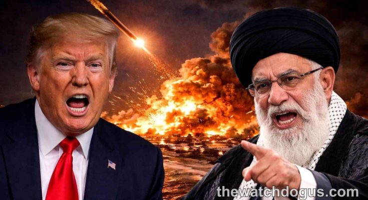 Iran US aircraft carrier Strait Hormuz tensions political leaders confrontation imagery